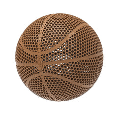 BIQU PLA-HR 3D Printed Airless Basketball -Perfect for Family Fun, Friends Gatherings & Christmas Gifts, Available in Black, Blue, Orange, and White