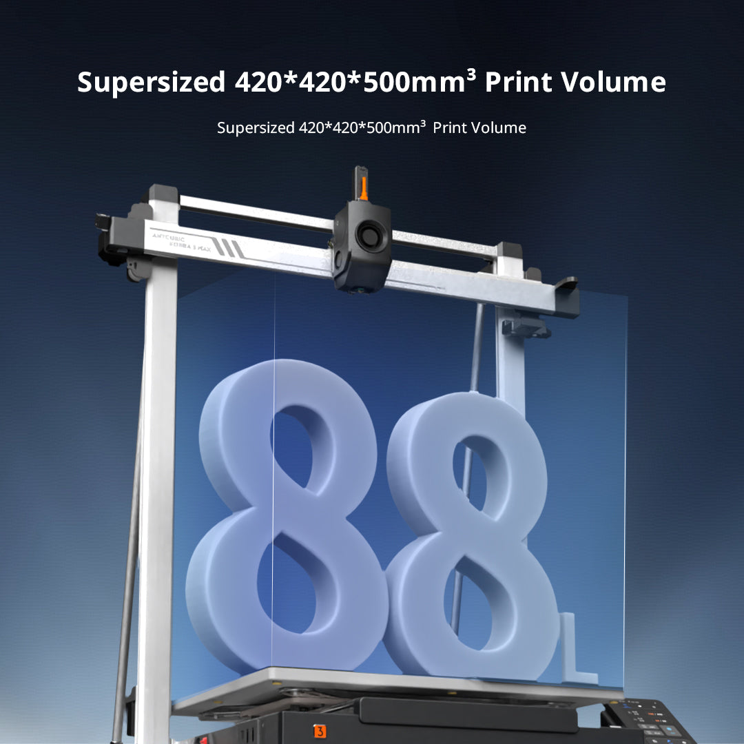 Kobra 3 Max Combo, 600mm/s Multicolor 3D Printer, 420×420×500mm