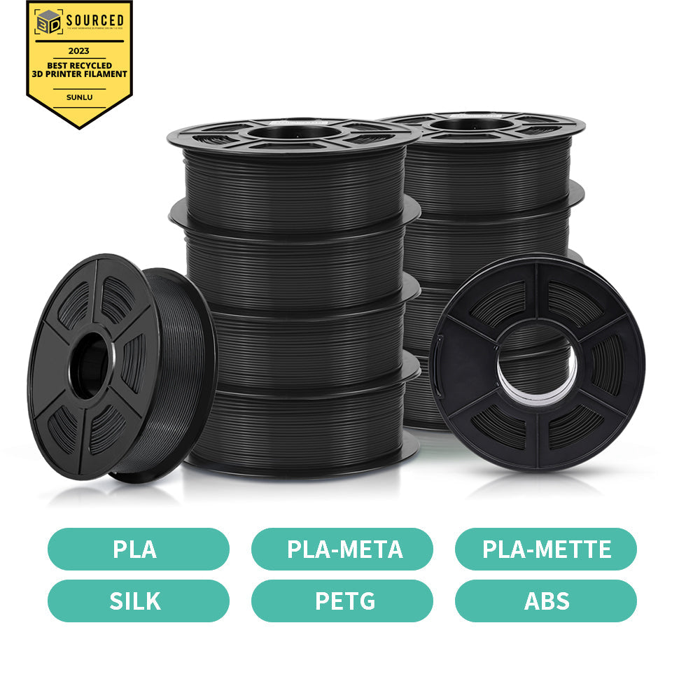 10KG PLA Recycled Filament PLA Series 3D Printer Filament 1KG/Roll
