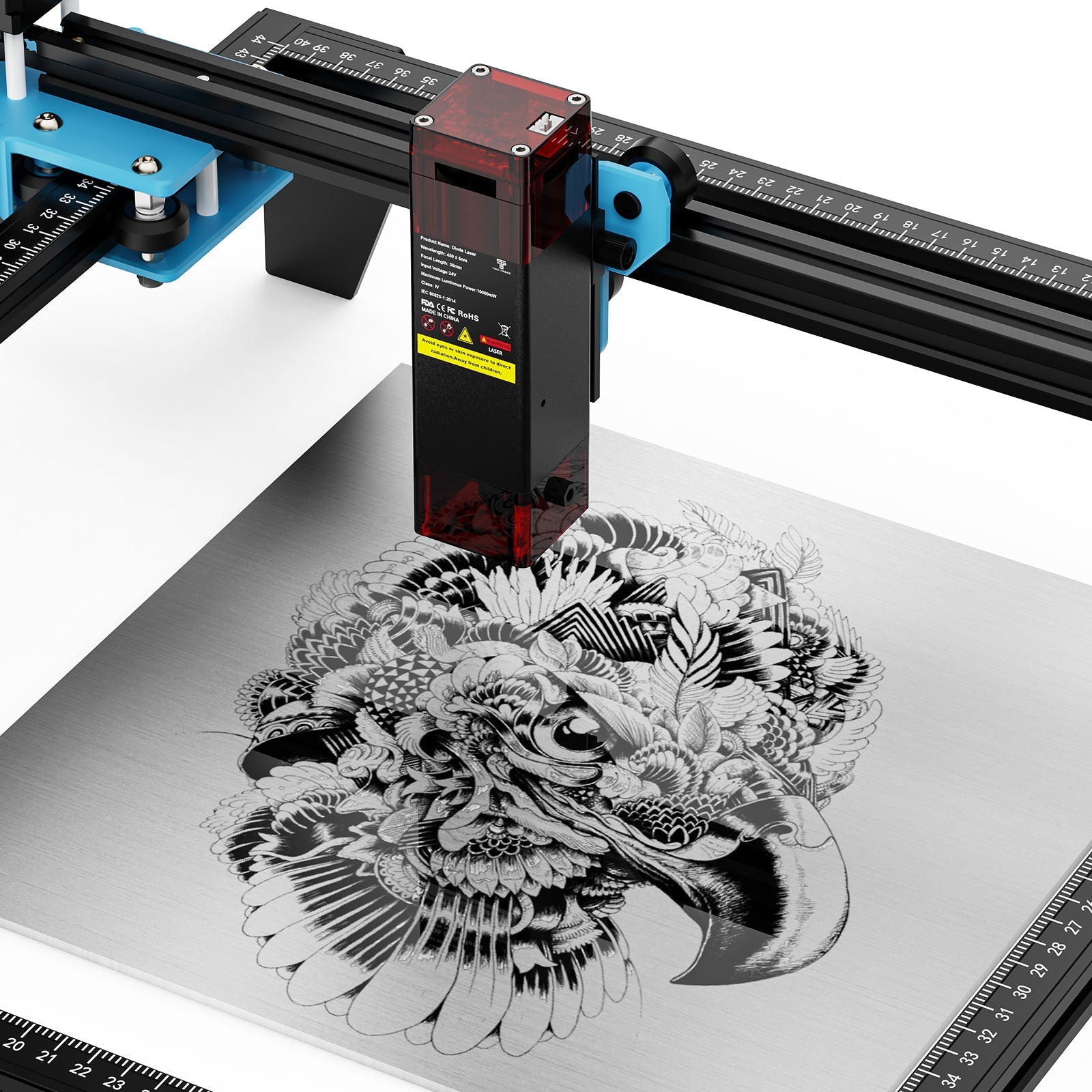 Twotrees Engraving machine laser module laser 24V10W with protective cover