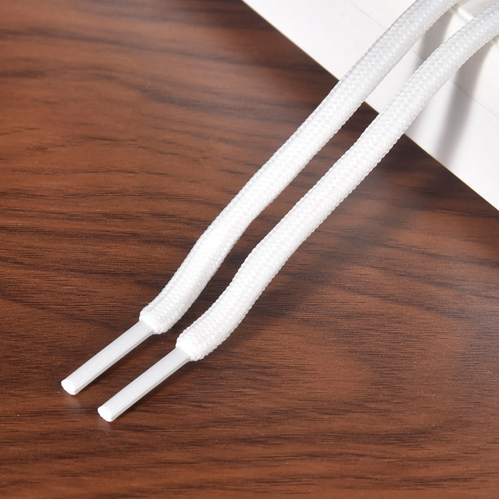 BIQU Round Shoelaces – 2 Pairs Black & 2 Pairs White  | 100cm & 140cm