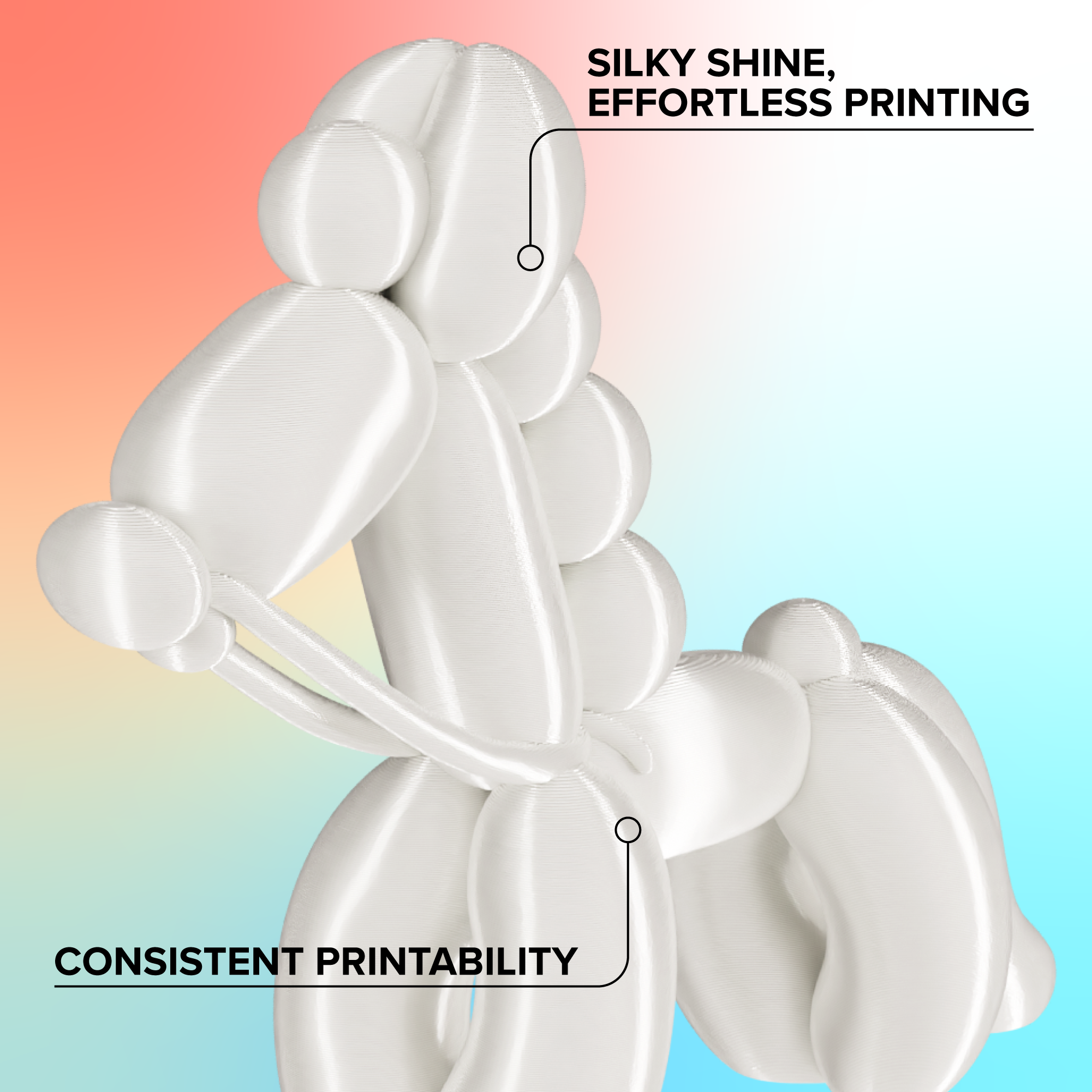 Panchroma™ Silk PLA (Formerly PolyLite™ Silk)
