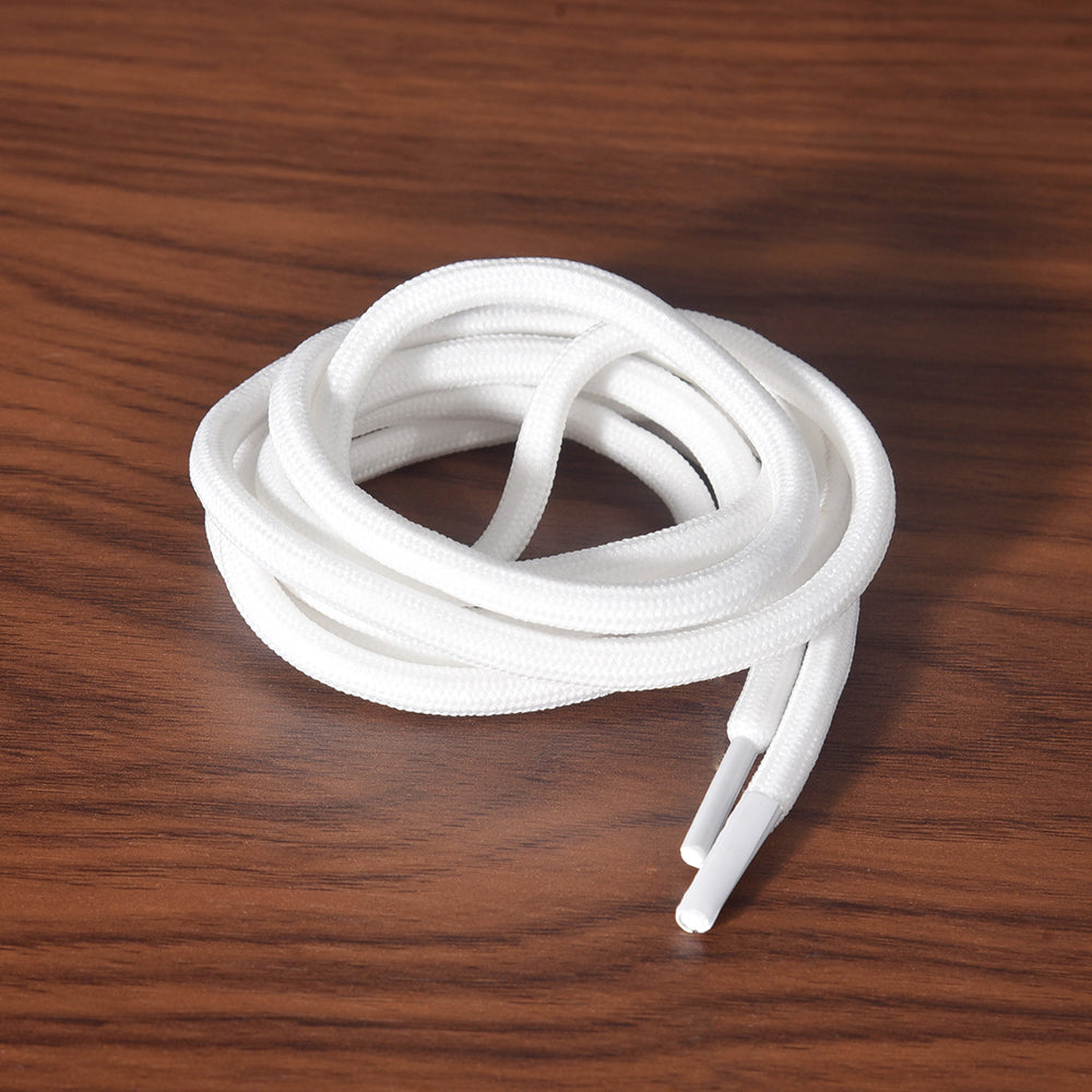 BIQU Round Shoelaces – 2 Pairs Black & 2 Pairs White  | 100cm & 140cm
