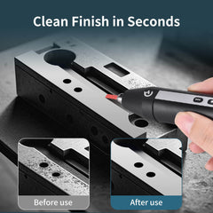 Hanboost 5pc Ceramic Fiber Oil Stone Whetstone Strips for Deburring, Smoothing and Polishing