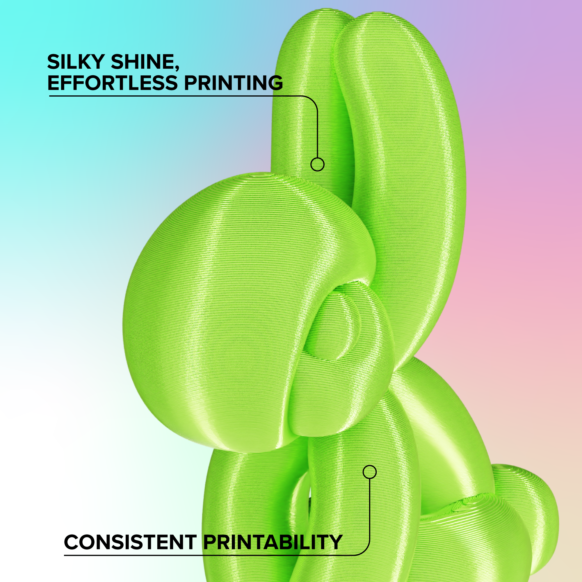 Panchroma™ Silk PLA (Formerly PolyLite™ Silk)