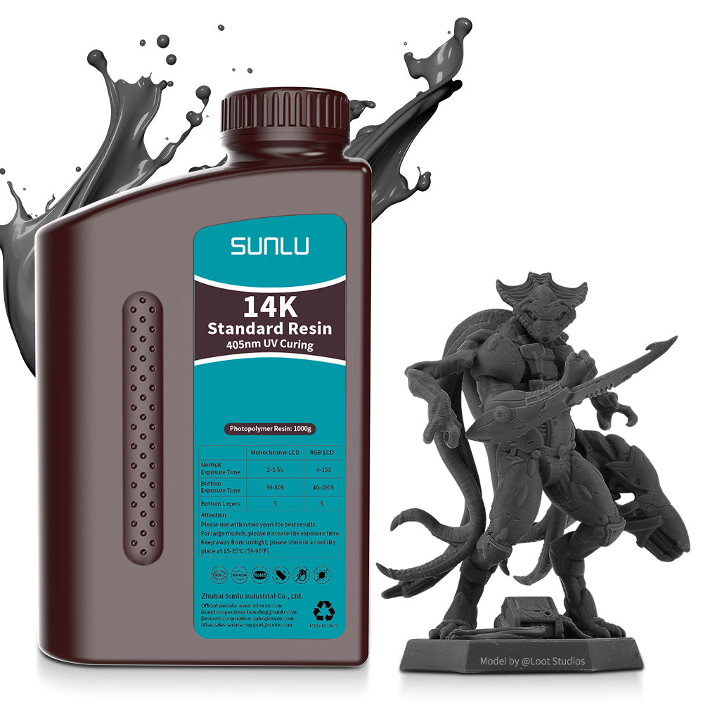 [MOQ: 5 Bottles] 14K Standard Resin and Redwax Resin 1000g