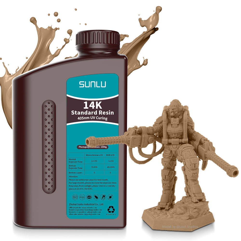 [MOQ: 5 Bottles] 14K Standard Resin and Redwax Resin 1000g