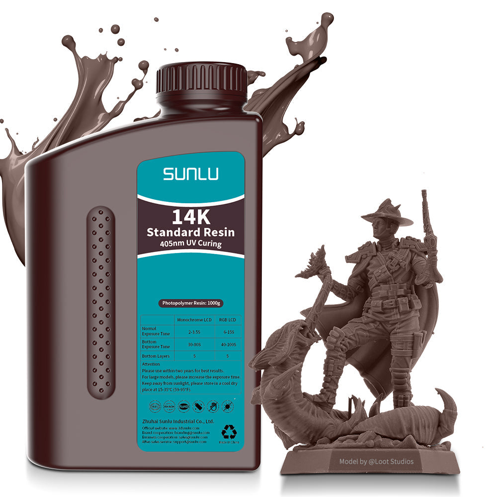 [MOQ: 5 Bottles] 14K Standard Resin and Redwax Resin 1000g