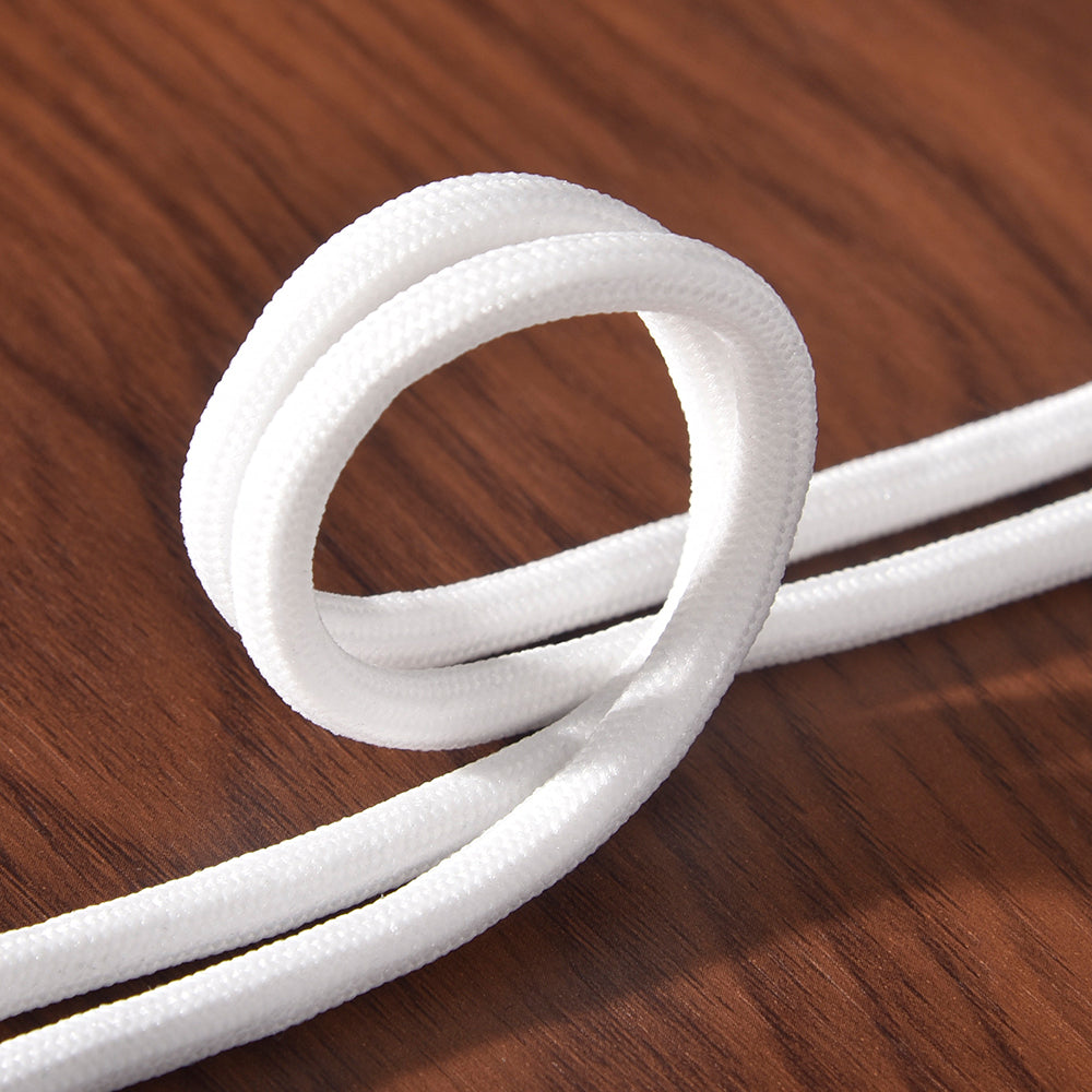 BIQU Round Shoelaces – 2 Pairs Black & 2 Pairs White  | 100cm & 140cm