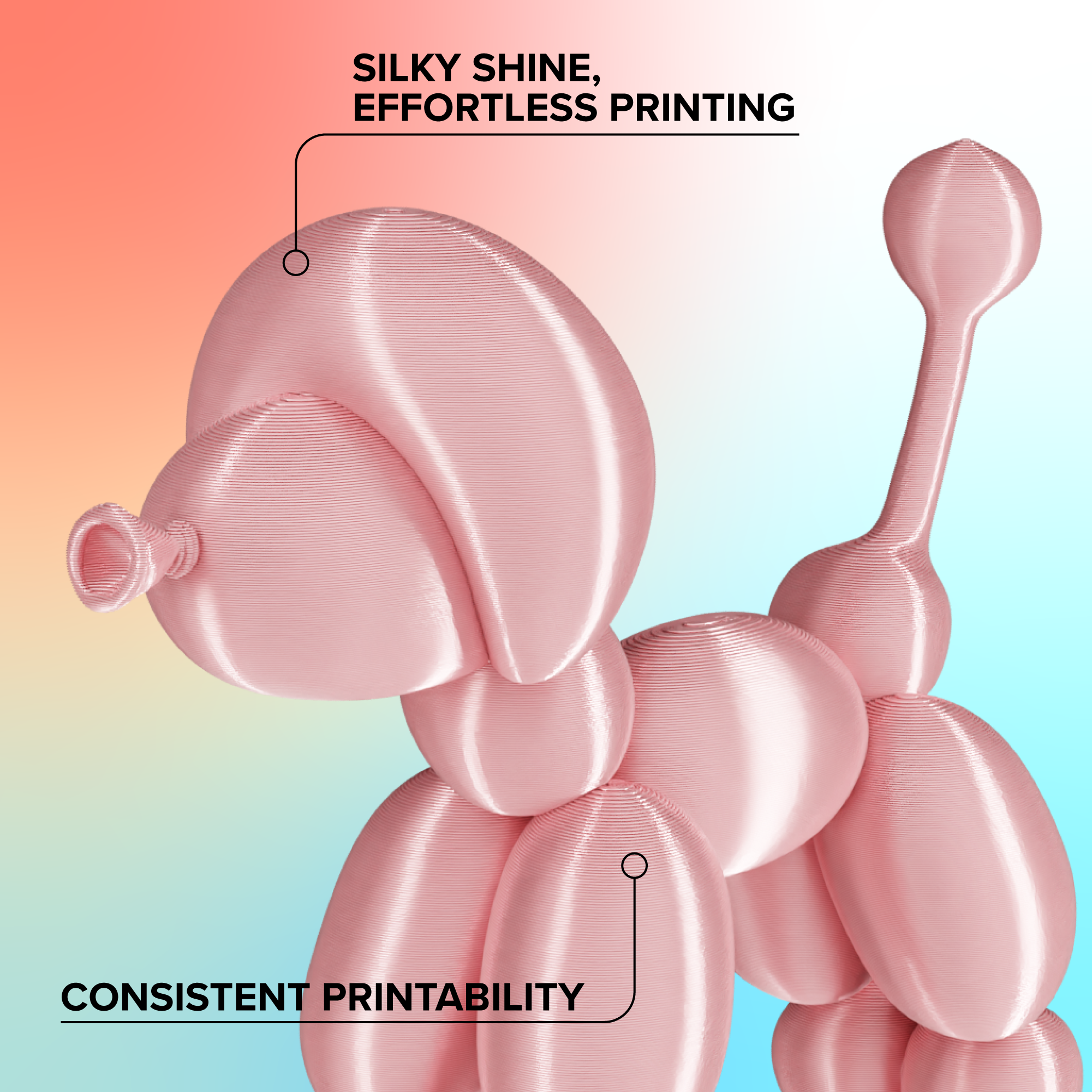 Panchroma™ Silk PLA (Formerly PolyLite™ Silk)