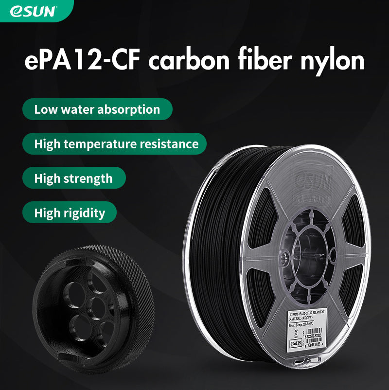 eSUN ePA12-CF 1.75mm 3D Filament 1KG