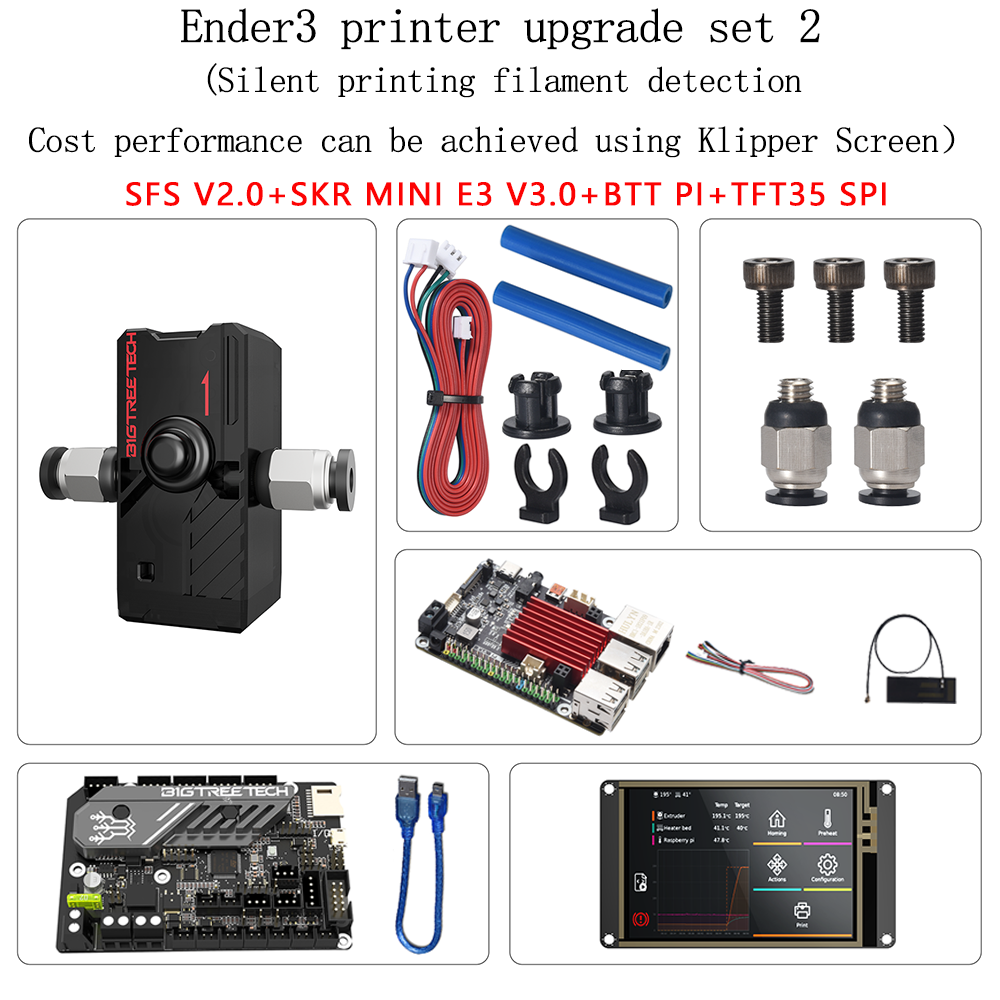 BTT SFS V1.0 Smart Filament Sensor Detection Stuck Blocking Filament Module