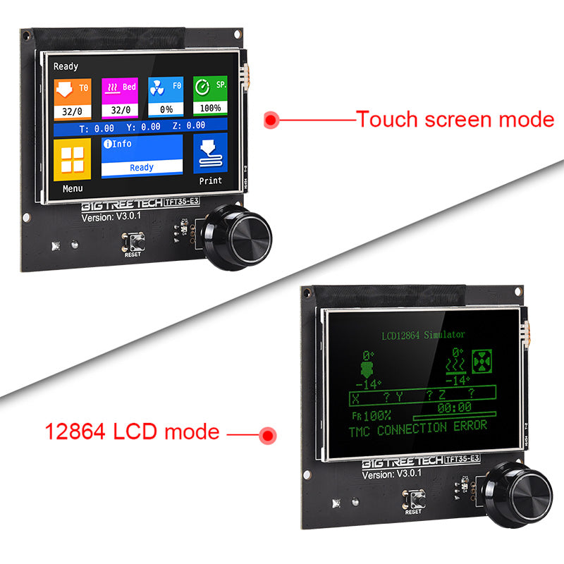BTT TFT35-E3 V3.0.1 Display Touch Screen Two Working Modes