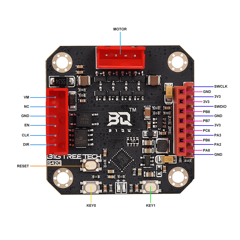 BIGTREETECH S42C v1.1 42 Stepper Motor Closed Loop Driver Board with OLED Display