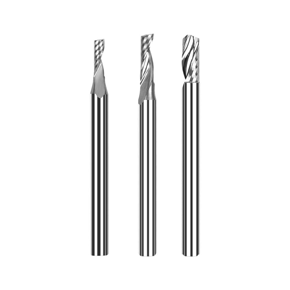 Twotrees 3 PCS | HRC55 Carbide | 3.175mm End Mills Cutter