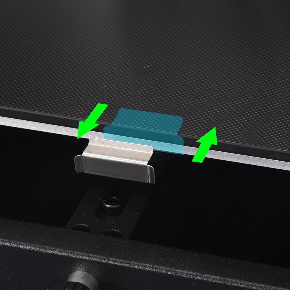 4Pcs Hot bed Fixing Clip for Ender 3/CR10/Aquila/B1/B1 SE Plus Printer with 3MM Hot Bed or 4MM Glass plate