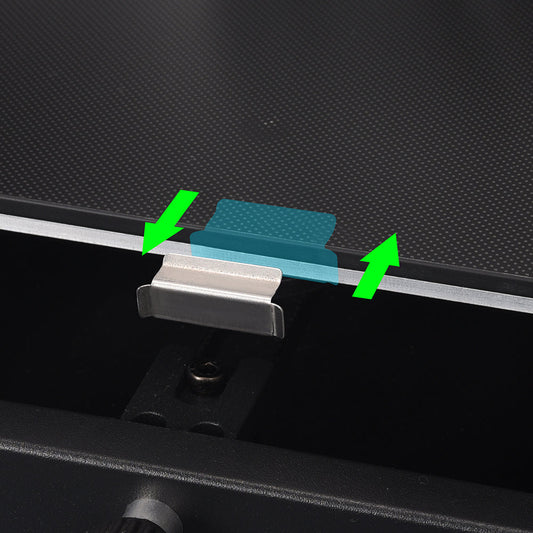 4Pcs Hot bed Fixing Clip for Ender 3/CR10/Aquila/B1/B1 SE Plus Printer with 3MM Hot Bed or 4MM Glass plate