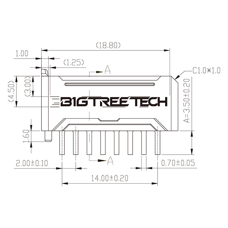 BIGTREETECH Customized EZ Driver Socket 2 X 8Pin 2.0mm