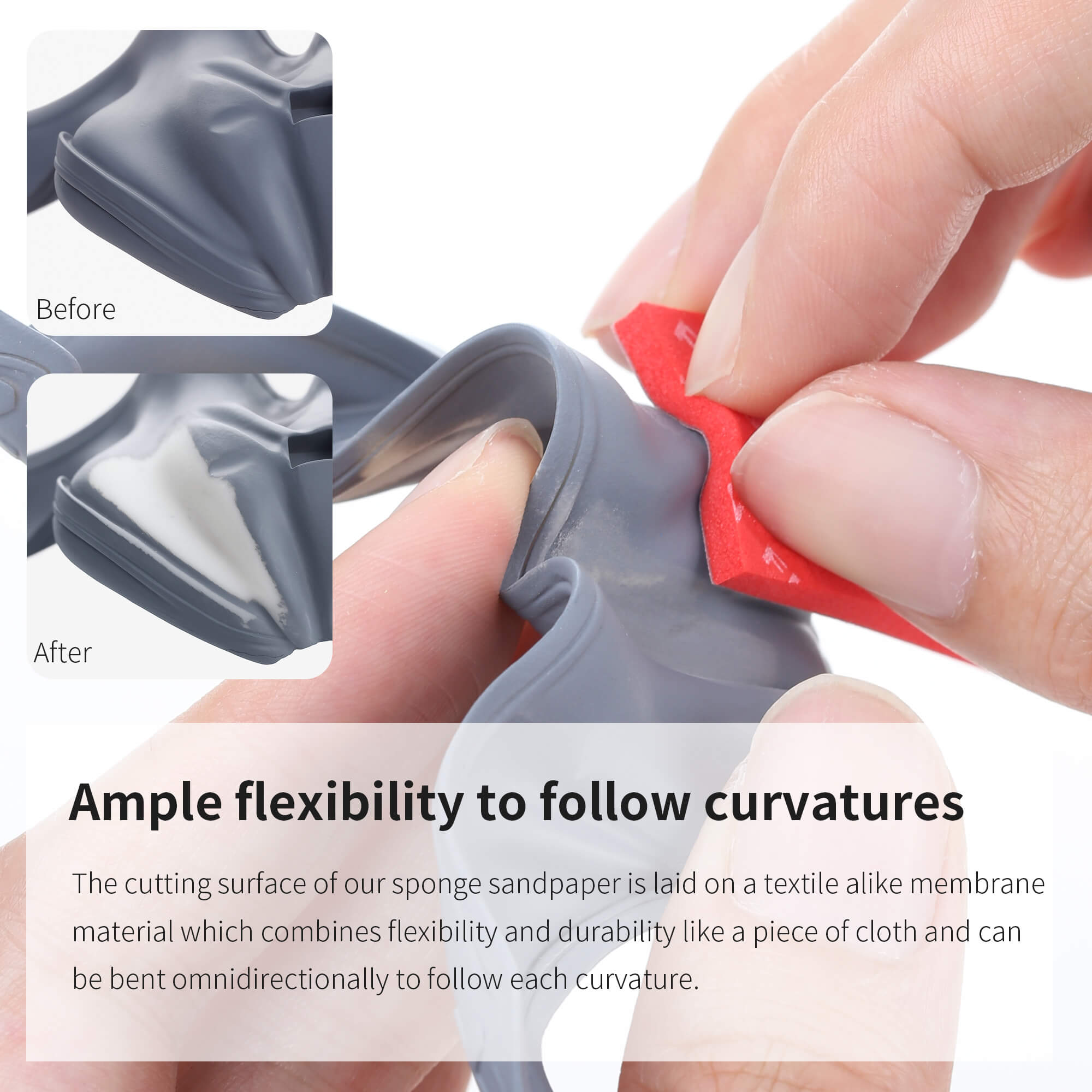 Soft Sponge Sanding Paper Combo Set for Model Builder
