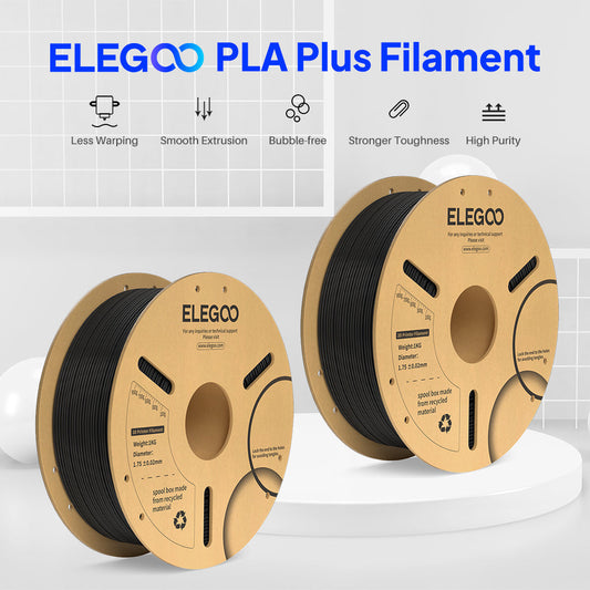 PLA Plus Filament 1.75mm Black 10KG
