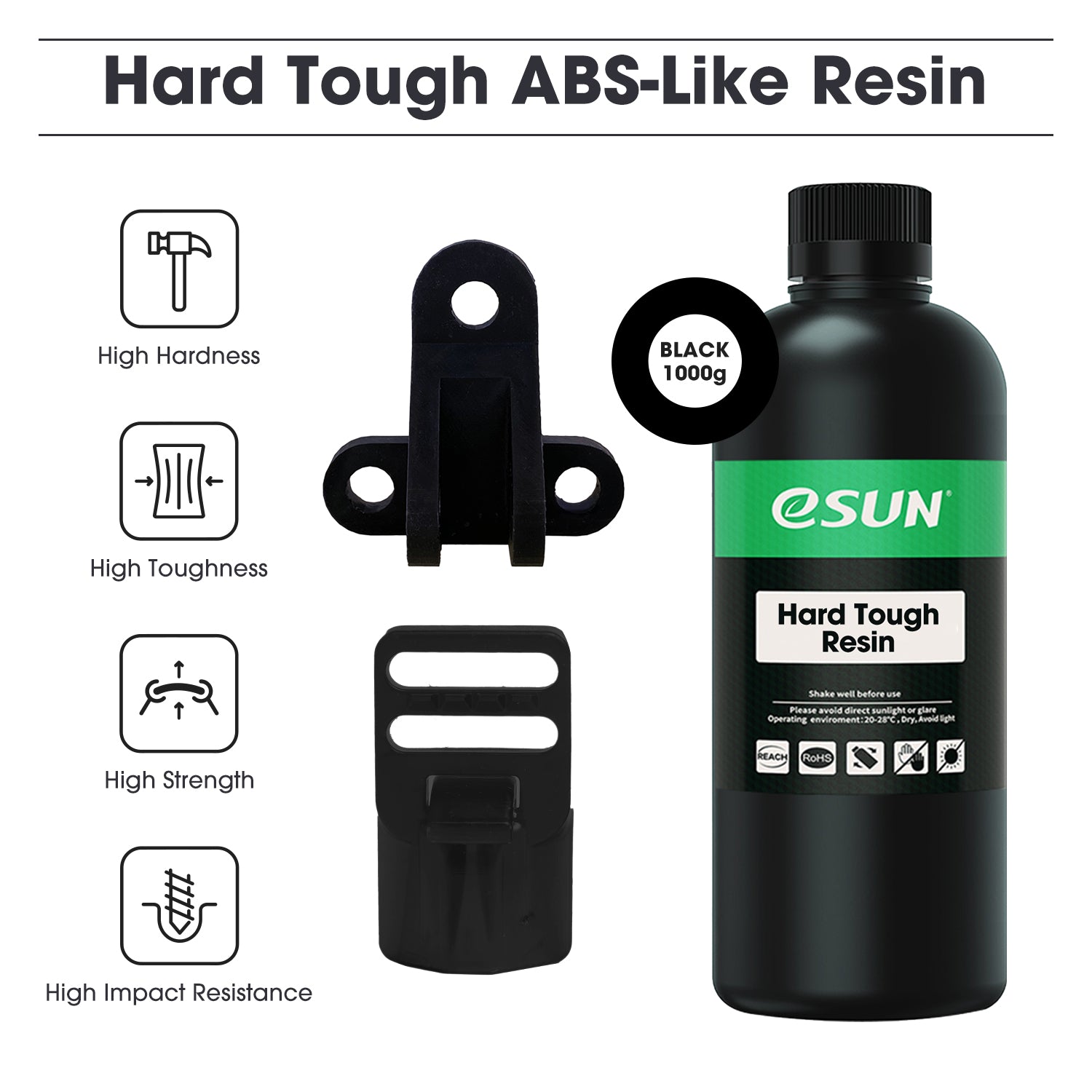 eSUN LCD Hard Tough ABS-Like Resin 0.5KG/1KG 22ND
