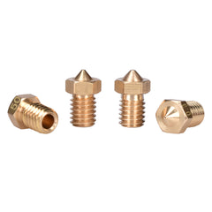 5pcs/Lot 3D printer E3D V6&V5 J-Head brass nozzle extruder nozzles 0.2/0.3/0.4/0.5/0.6/0.8/1.0 mm For 1.75/3.0mm supplies
