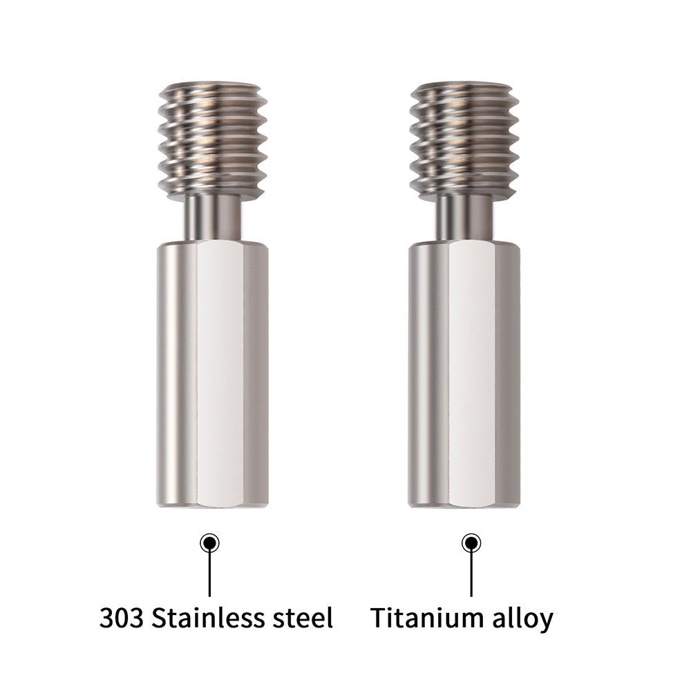 BIQU BX All-metal Throat Stainless steel & Titanium alloy Heat break 3D Printer Accessories  For BIQU H2 Extruder 3D Printer Parts