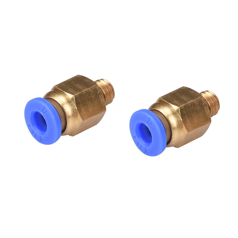 Lots PC4-M6 Pneumatic Straight Fitting Remote Tracheal Joint Connector for 4mm OD tubing M6 6mm Reprap 3D Printer Printers
