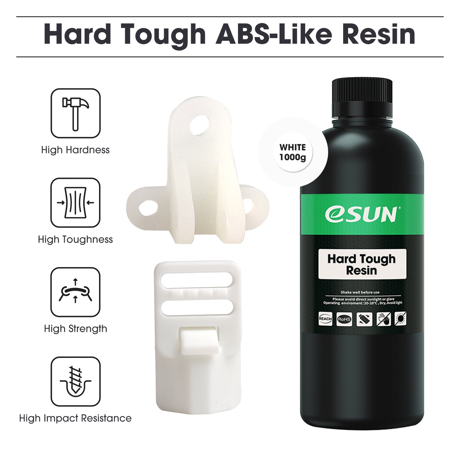 eSUN LCD Hard Tough ABS-Like Resin 0.5KG/1KG 22ND