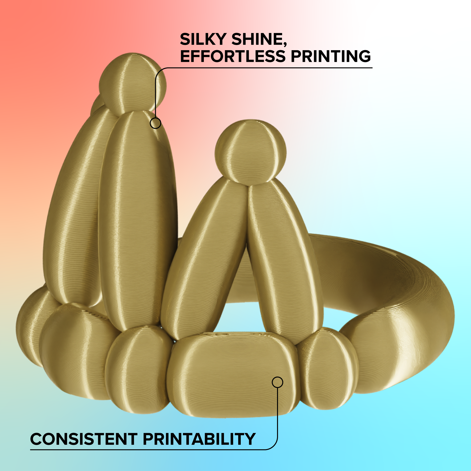 Panchroma™ Silk PLA (Formerly PolyLite™ Silk)