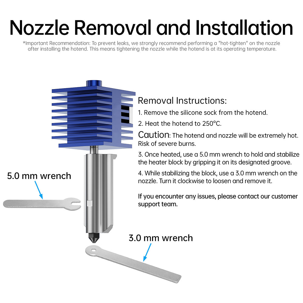 BIQU Panda Juicer Hotend  Standard Flow with 0.4mm Hardened Steel Nozzle for Bambu Lab A1/A1 mini