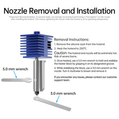BIQU Panda Juicer Hotend  Standard Flow with 0.4mm Hardened Steel Nozzle for Bambu Lab A1/A1 mini