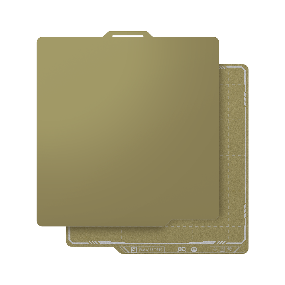 BIQU Panda Build Plate 257MM x 257MM/184MM x 184MM Double-Sided Spring Steel Sheet with Textured PEI Grid for Bambu Lab P1P/P1S/X1C/A1/A1 mini Printers