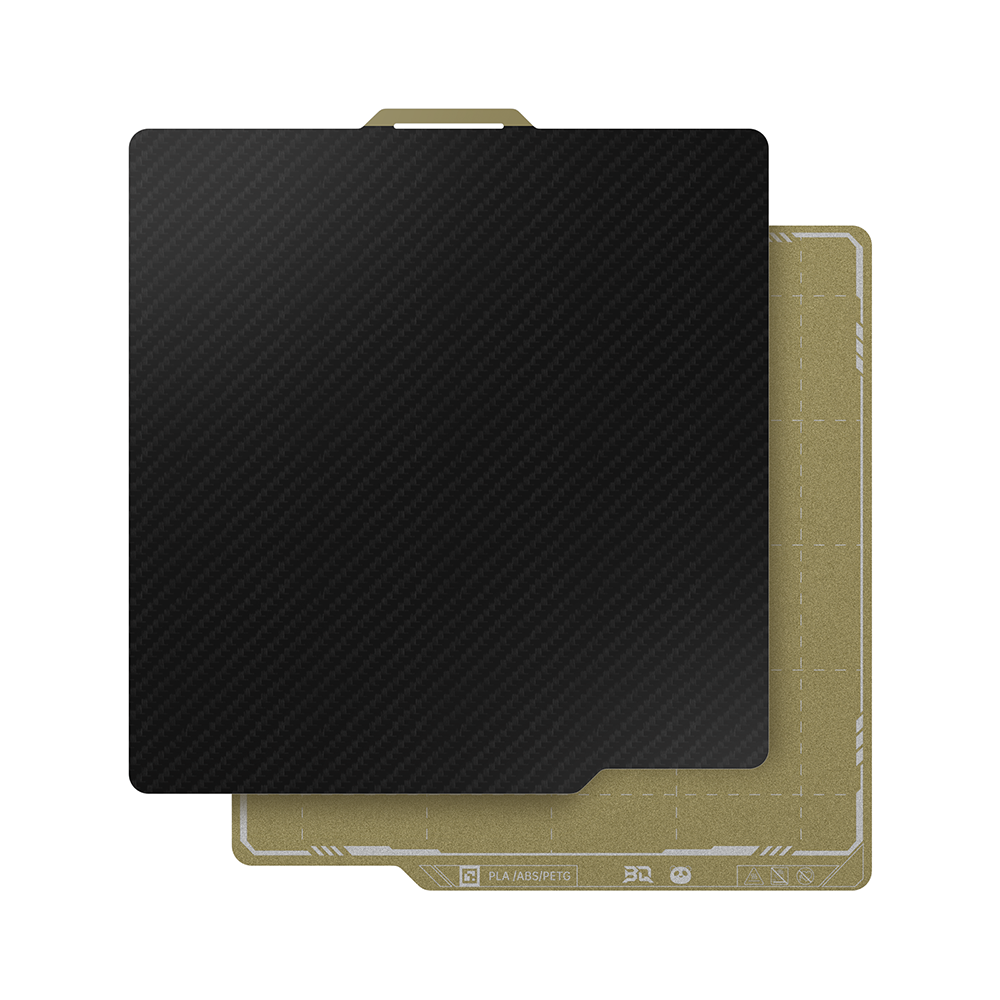 BIQU Panda Build Plate 257MM x 257MM/184MM x 184MM Double-Sided Spring Steel Sheet with Textured PEI Grid for Bambu Lab P1P/P1S/X1C/A1/A1 mini Printers
