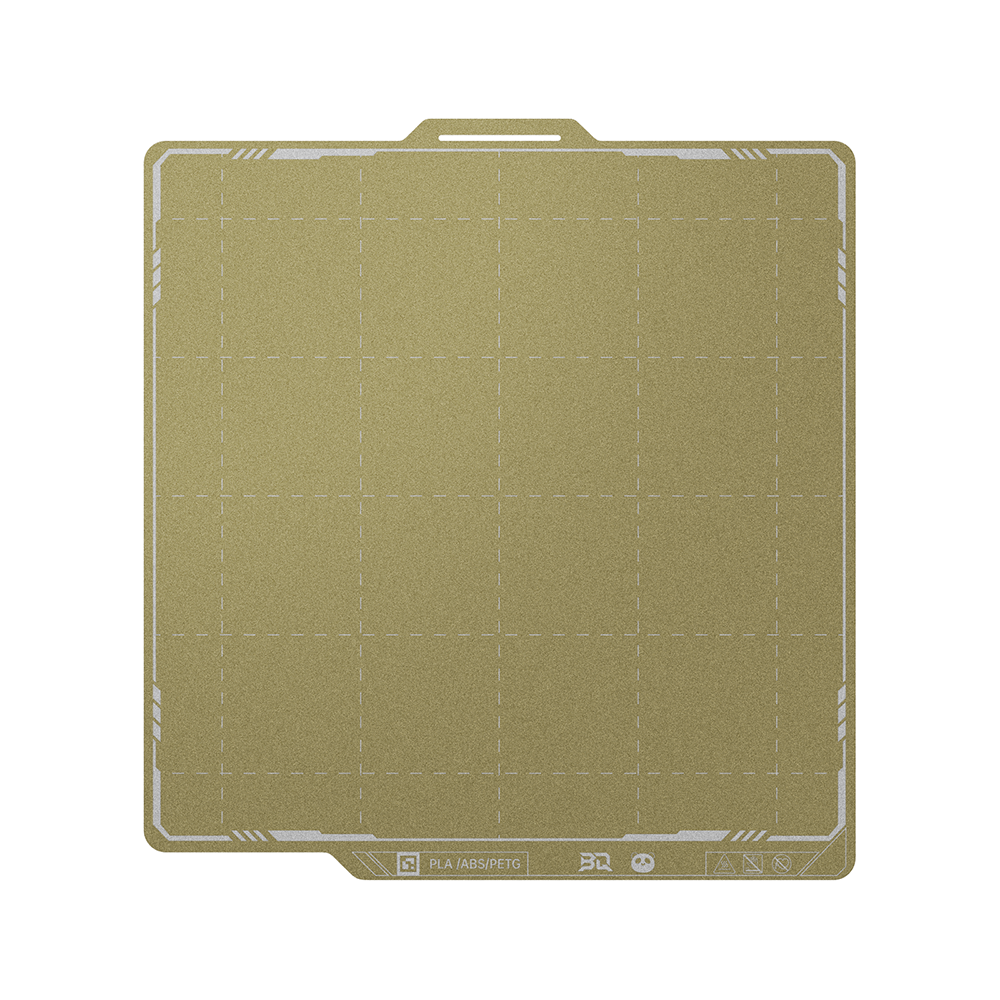 BIQU Panda Build Plate 257MM x 257MM/184MM x 184MM Double-Sided Spring Steel Sheet with Textured PEI Grid for Bambu Lab P1P/P1S/X1C/A1/A1 mini Printers
