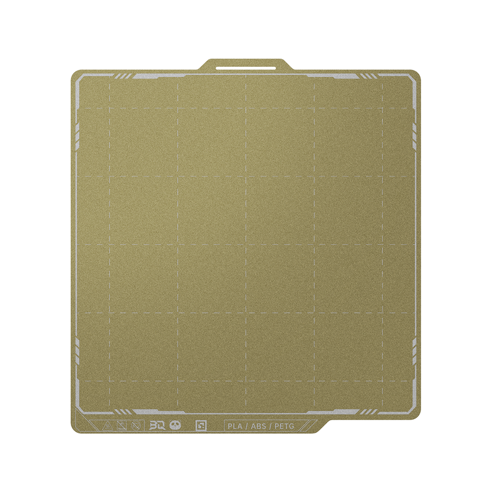 BIQU Panda Build Plate 257MM x 257MM/184MM x 184MM Double-Sided Spring Steel Sheet with Textured PEI Grid for Bambu Lab P1P/P1S/X1C/A1/A1 mini Printers
