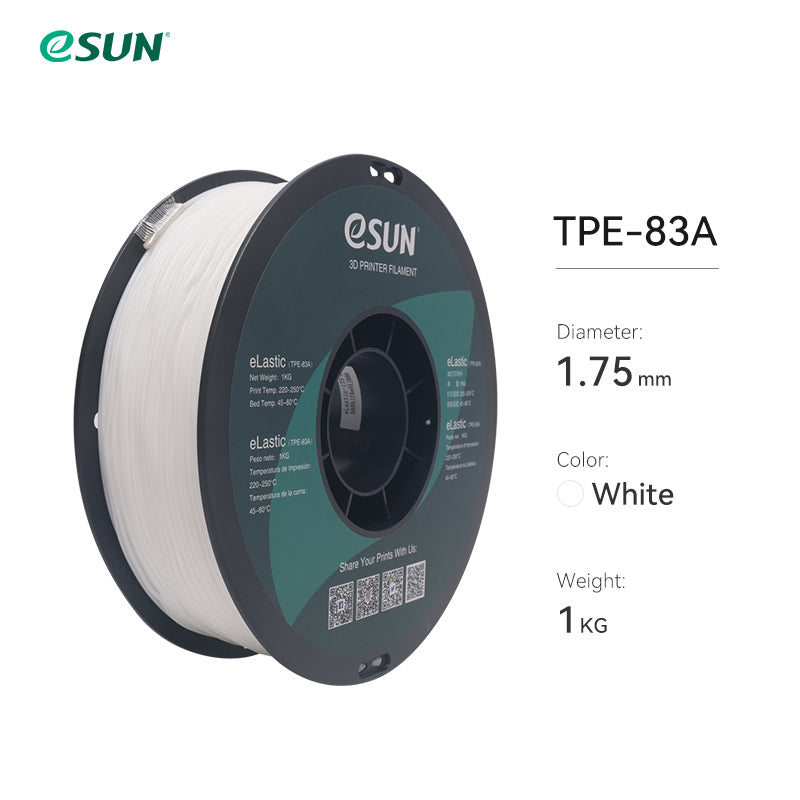 eSUN TPE-83A 1.75mm 3D Filament 1KG