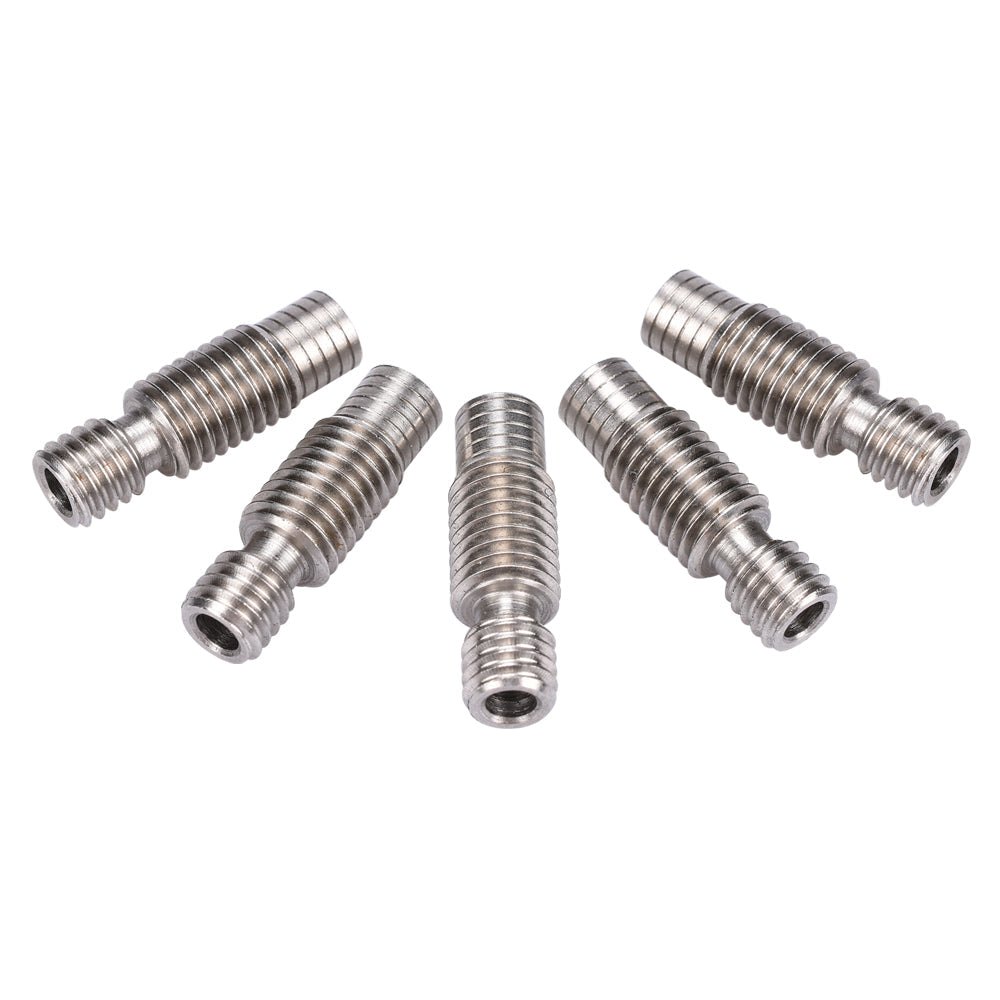 5pcs/Lot E3D V6 Throat Heat Break Hotend Throat All Metal or Teflon Tube Stainless Steel for 1.75/3.0mm Bowden&Direct J-head