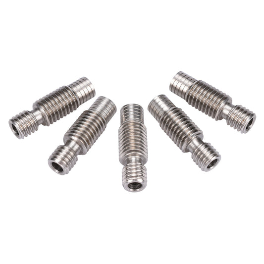 5pcs/Lot E3D V6 Throat Heat Break Hotend Throat All Metal or Teflon Tube Stainless Steel for 1.75/3.0mm Bowden&Direct J-head
