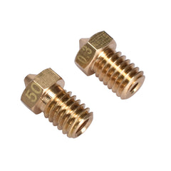 5pcs/Lot 3D printer E3D V6&V5 J-Head brass nozzle extruder nozzles 0.2/0.3/0.4/0.5/0.6/0.8/1.0 mm For 1.75/3.0mm supplies