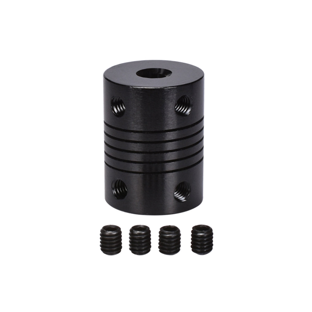 2/4PCS Flexible shaft Coupler 5*8mm 5*5mm CNC Stepper Motor Aluminum Alloy Flexible Coupling Black/Silver