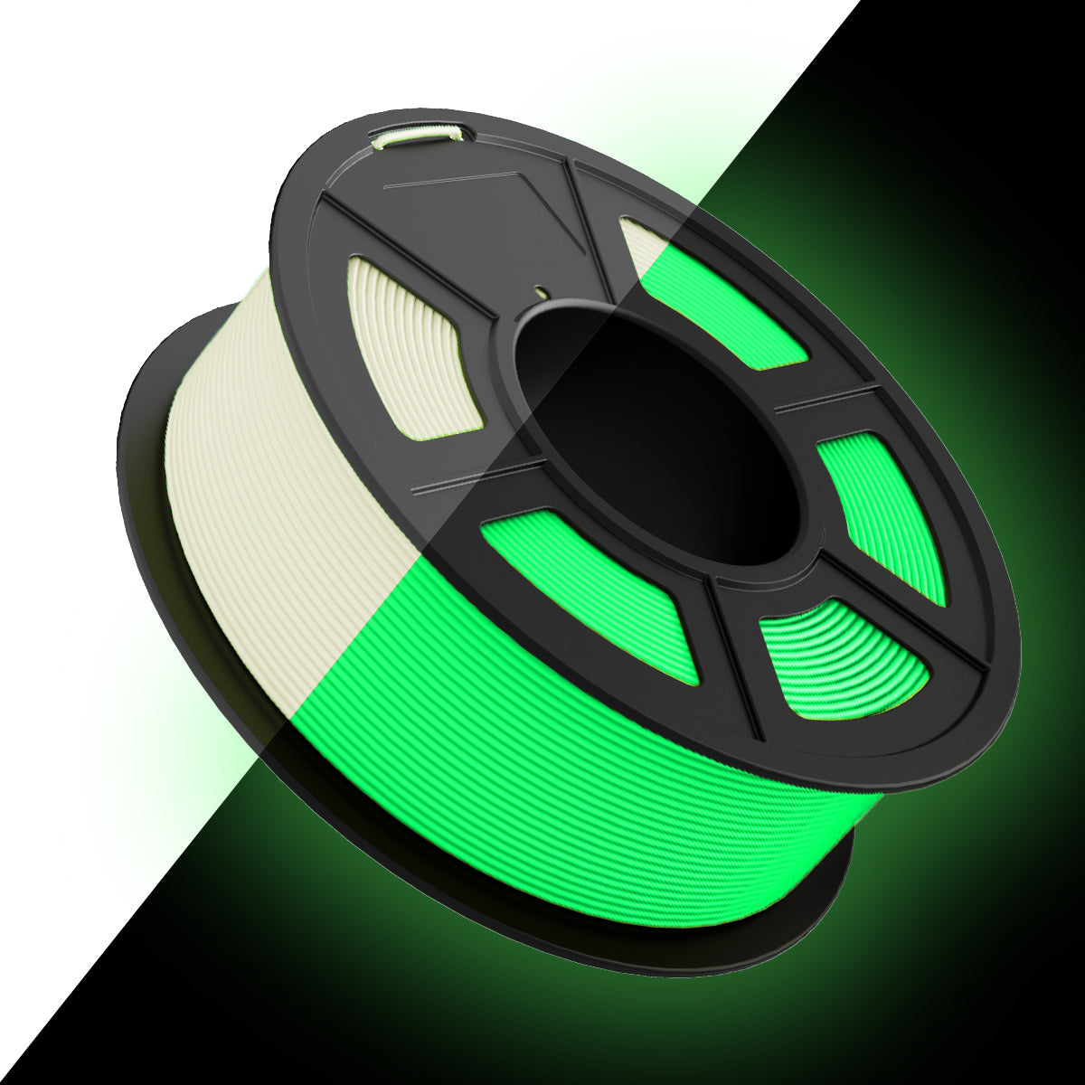 Glow in The Dark (Luminous) PLA 3D Printer Filament 1KG
