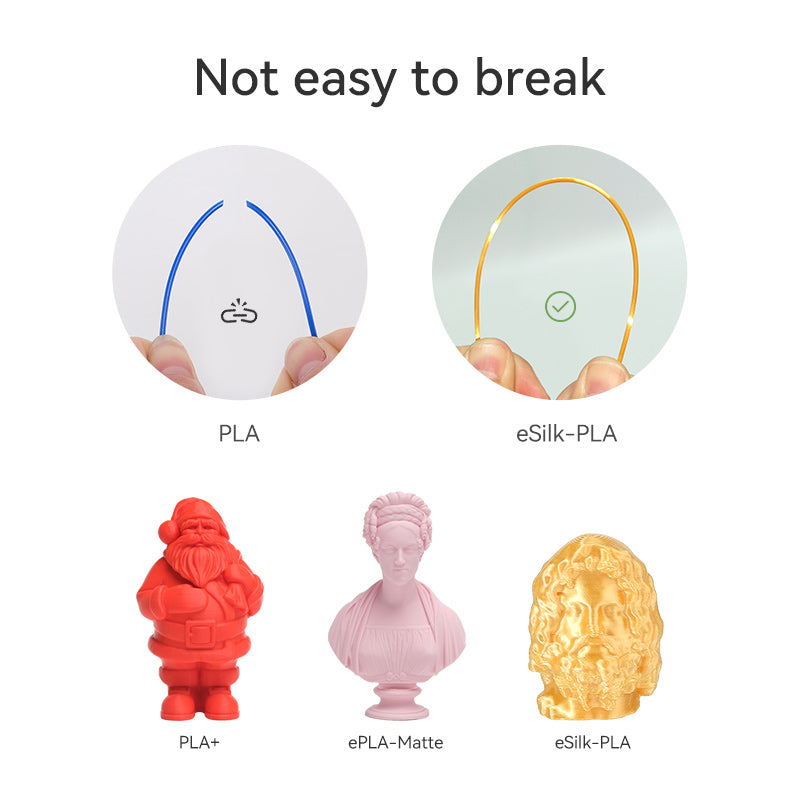 eSUN Metal Silk PLA 1.75mm 3D Filament 1KG