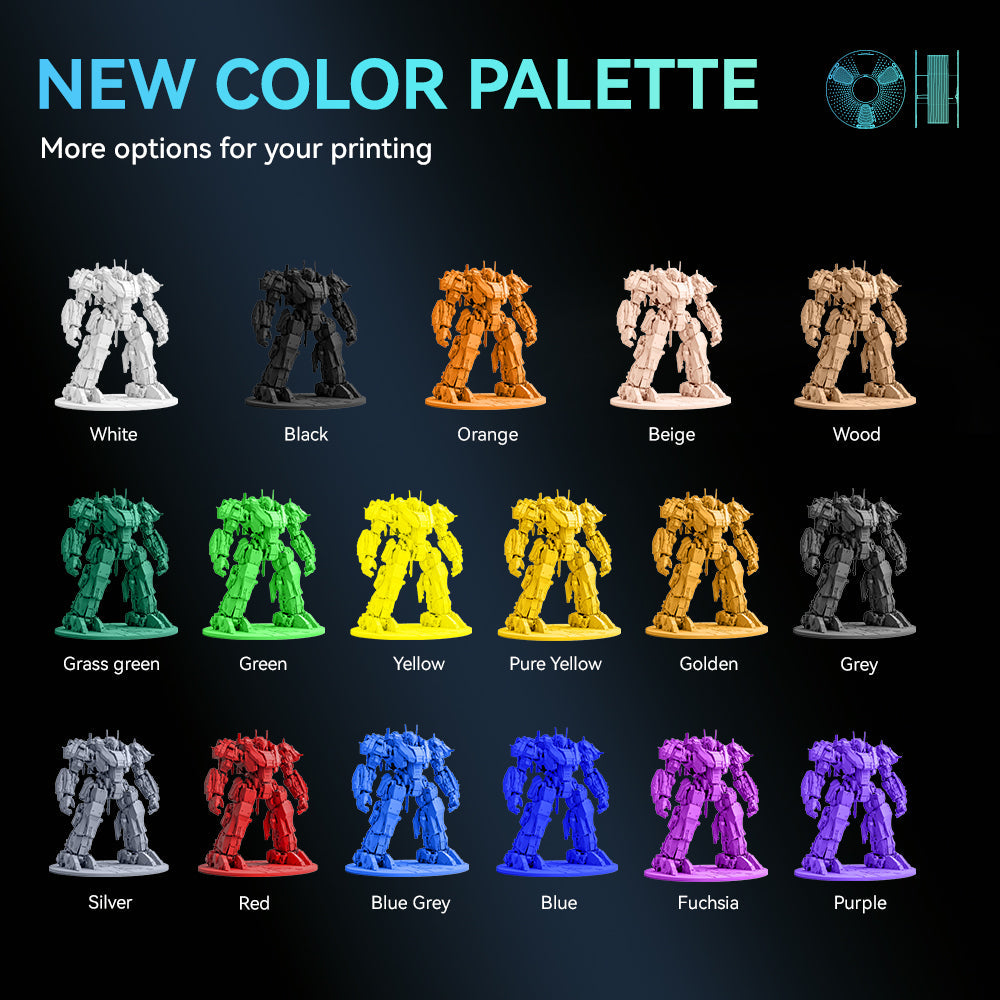 SUNLU Refill Filament 1KG, PLA, PLA+, PLA+2.0, PETG Filament, Compatible with 2025 SUNLU 3rd-Generation Reusable Spool and Bambu Reusable Spool