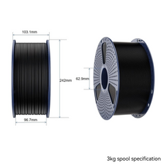 3KG Large Spool PLA Series 3D Printer Filament Collection