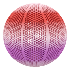 BIQU PLA-HR Flexible 3D Printer Filament for Printing Airless Basketballs, 1.75mm 1KG Spool - Compatible with Most FDM Printers