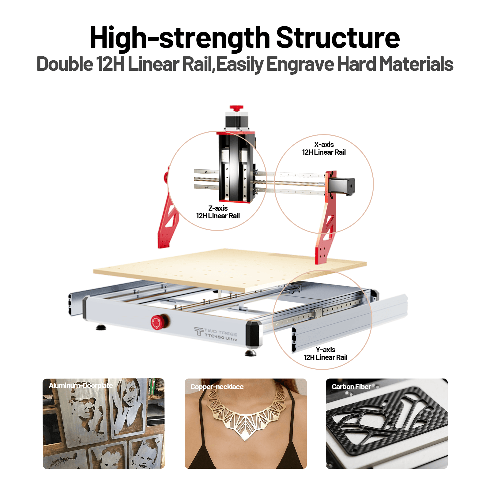 【Pre-sale】Twotrees TTC450 Ultra CNC Router Machine