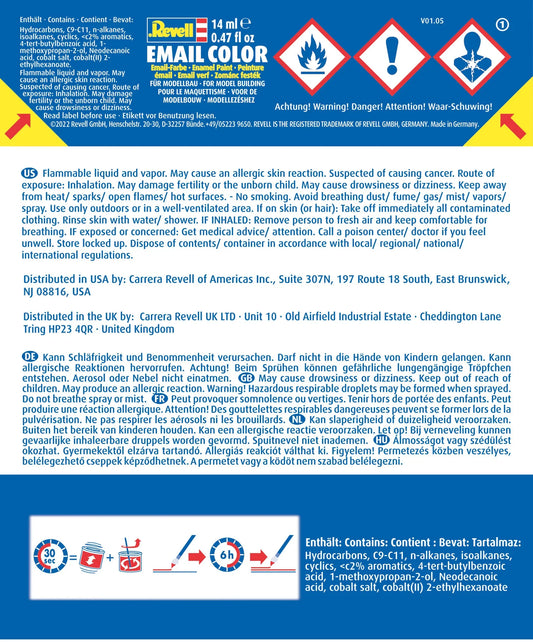 Silk "White" (RAL 9010) Email Color Enamel - 14ml