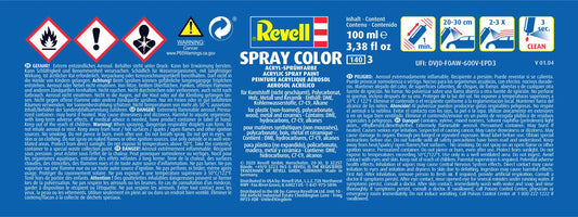 Metallic "Gold" Spray Color Acrylic Aerosol 100ml