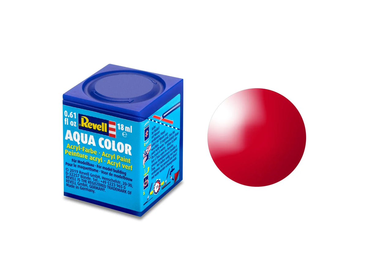 Gloss "Italian Red" Aqua Color Acrylic - 18ml